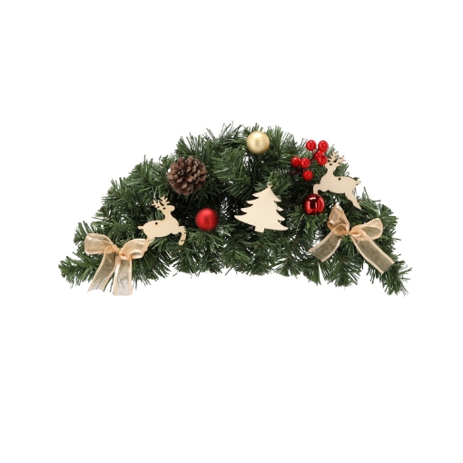 Chomik Рождественская подвеска 46 см, красно-золотая, ANT4022 - Home Club