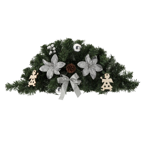 Chomik Підвісна Різдвяна Прикраса 60 См Срібна, ANT4121 - Home Club