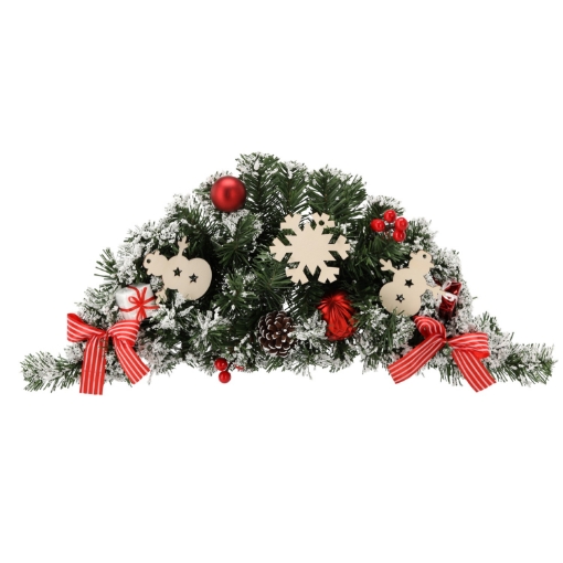 Chomik Підвісна Різдвяна Прикраса 60 См Біло-Червона, ANT4213 - Home Club