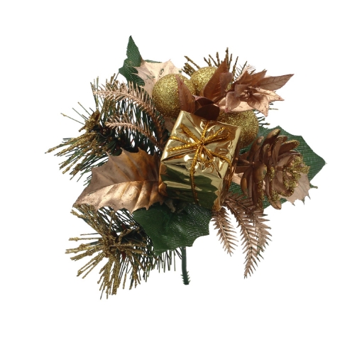 Chomik Декоративна Гілка Різдво 18 См Золота, GIF7979 - Home Club