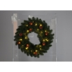 Chomik Рождественский венок Led 40 см 40 л зеленый со светящимися шишками на батарейках, LED9669 - Home Club, изображение 2