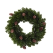 Chomik Рождественский венок Led 40 см 40 л зеленый со светящимися шишками на батарейках, LED9669 - Home Club, изображение 3