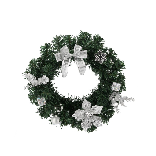 Chomik Праздничный Венец 30 См Серебряный, ANT2279 - Home Club