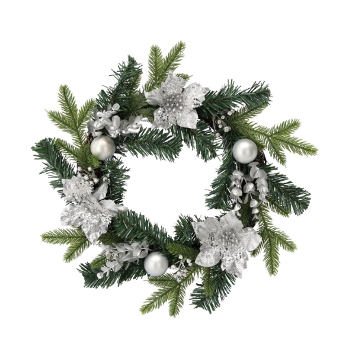 Chomik Праздничный Венец 40 См Серебряный, ANT2309 - Home Club