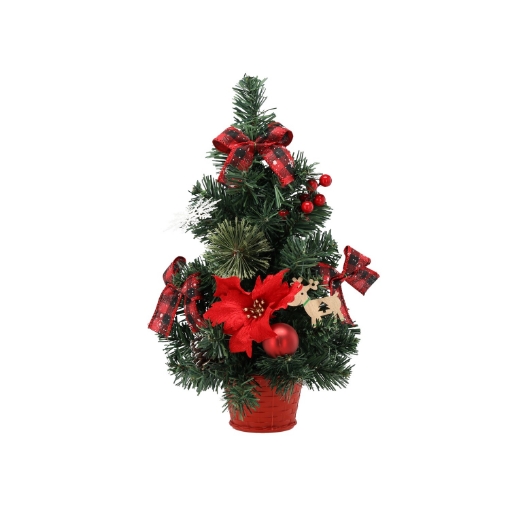 Chomik Різдвяна Ялинка 40 См Червона З Понсією, ANT2514 - Home Club