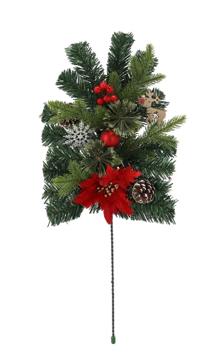 Chomik Рождественское Украшение - Ветка 60 См Красная С Поинсекцией, ANT2583 - Home Club