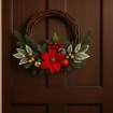 Chomik Праздничный Венок Висящий Из Викинга 10 Светодиодов 30 См Красно-Золотой, GOS0769 - Home Club, изображение 3
