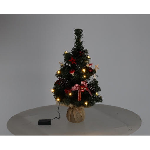 Chomik Рождественская Елка 20 Светодиодов 50 См Красно-Белая, GOS0783 - Home Club