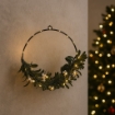Chomik Рождественский венок 40 см с омелой Led, HIN2084 - Home Club, изображение 3