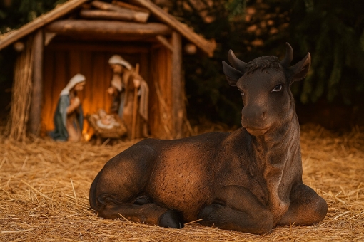 Chomik Фігура Корови 15 x 30 x 20 См (60,96 См) полірезин, LIG3068 - Home Club