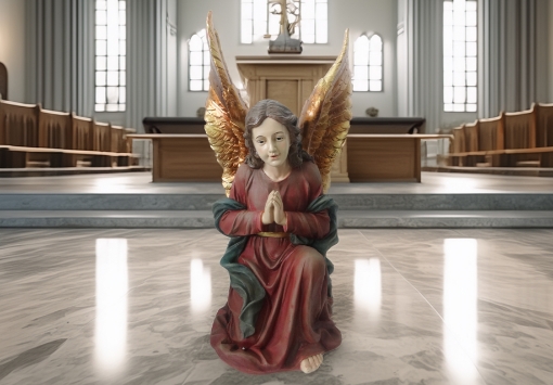 Chomik Фигура Коленящегося Ангела 62 См, RAI4596 - Home Club