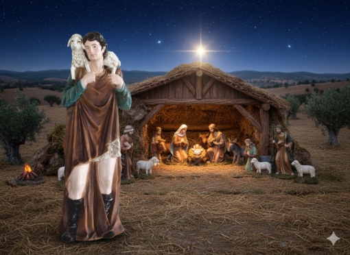 Chomik Пастырь - Фигурка Для Рождественского Стайницы 71x50,8x113, RAI2037-5 - Home Club