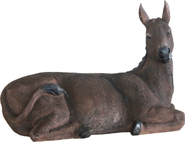 Chomik Осел - Фигура Для Рождественского Сценического Постановления 71x50,8x113, RAI2037-10A - Home Club
