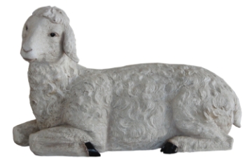 Chomik Овца - Фигура Для Рождественского Сценического Постановления 71x50,8x113, RAI2037-10B - Home Club