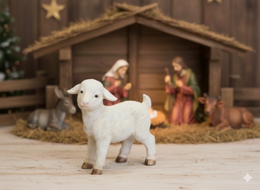 Chomik Фигура Овцы 28 x 9 x 28 см, RAI2082-12 - Home Club