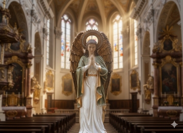 Chomik Фигура Ангела 86 × 61 × 203 см, RAI8919-1 - Home Club