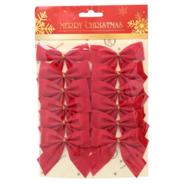 Chomik Kpl. 12 Різдвяних Кокардок Червоних/Білих, GIF3744 - Home Club
