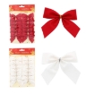 Chomik Kpl. 12 Різдвяних Кокардок Червоних/Білих, GIF3744 - Home Club, зображення 5
