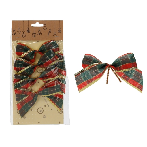 Chomik Кпл. 4 Різдвяних Кокардок 10 См, GIF7900 - Home Club