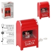 Chomik Праздничный Ящик Для Писем 15 x 12 x 23 см С Механизмом И Светодиодами - Красный - С Снежным Человечком И Санта-Клаусом, SOL3498 - Home Club, изображение 3