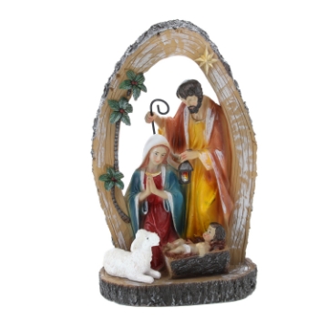 Chomik Фигурка Рождественская Семья 16 x 10,5 x 26 см, LIG3049 - Home Club