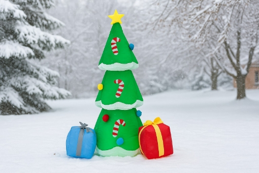 Chomik Надувна ялинка Led висотою 180 см, SUN2488 - Home Club