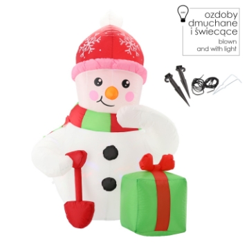 Chomik Надувной снеговик Led 180 см, SUN0387 - Home Club