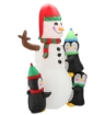 Chomik Надувний Сніговик З Пінгвінами Led 190 См, SUN0394 - Home Club, зображення 5