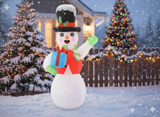 Chomik Надувной снеговик Led 180 см, SUN0400 - Home Club