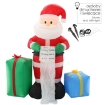 Chomik Надувная фигура Санта-Клауса с письмом и подарками, 180 см, светодиодная подсветка, SUN0479 - Home Club, изображение 2