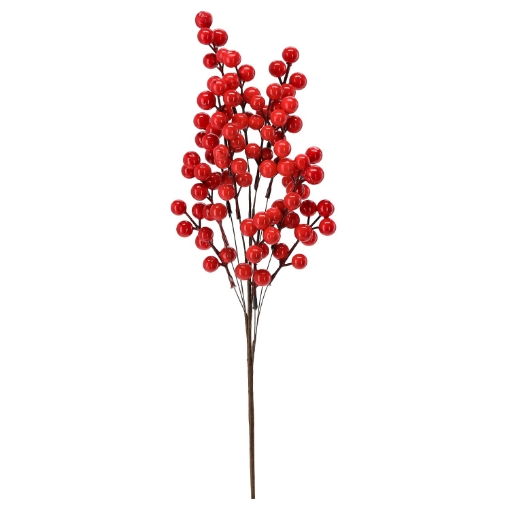 Chomik Декоративная ветка 50 см с рябиной, WAD6127 - Home Club