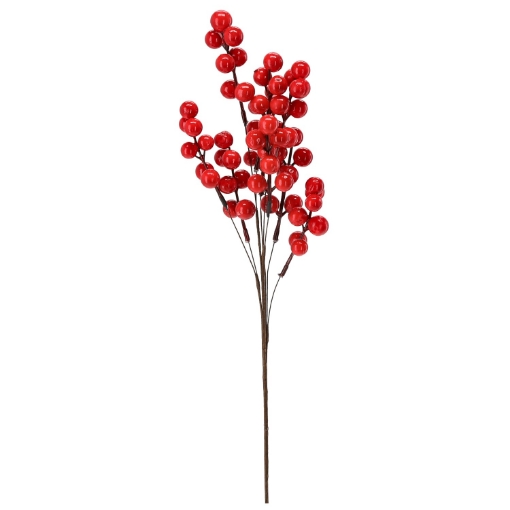 Chomik Декоративная ветка 50 см с рябиной, WAD6134 - Home Club