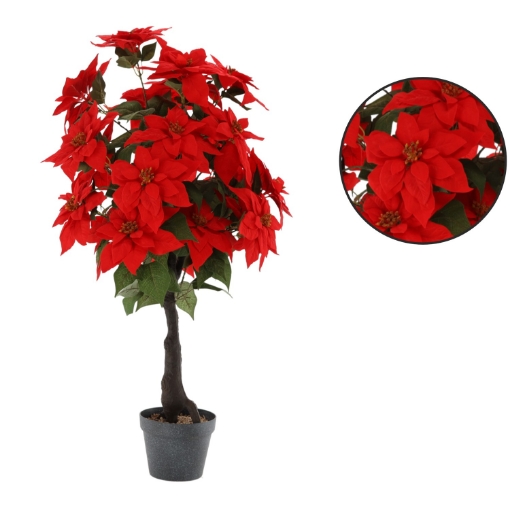 Chomik Штучне Дерево - Бетлеємська Зірка 1 М Червона, HID3865 - Home Club