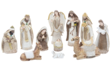 Chomik Набор из 11 рождественских фигурок до 31 см, изготовленных из полирезина., POZ2492 - Home Club