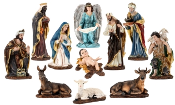 Chomik Набор фигурок «Рождество Христово», 11 элементов, до 110 см, полирезин, LIG110 - Home Club