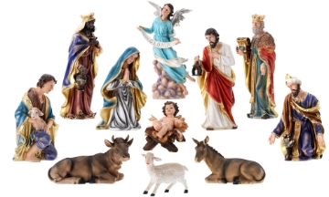 Chomik Набор рождественских фигурок, 11 элементов, до 90 см, полирезин, LIG90 - Home Club