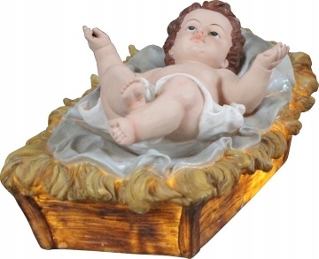 Chomik Набор из 3 светящихся фигурок - Святое Семейство, 150 см, смола, RAI2044HF - Home Club