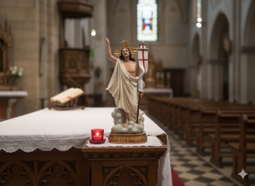 Chomik Фигура Воскресшего Иисуса 30,5 См, RAI6124 - Home Club