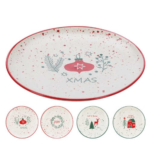 Chomik 20-Сантиметрова Різдвяна Тарілка, AMS7855 - Home Club