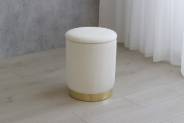 Chomik Круглый пуф 28 x 42 см, кремовый, PHO4248 - Home Club