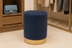 Chomik Кругла Пуфка 28 X 42 См Темно-Синя, PHO4286 - Home Club, зображення 3
