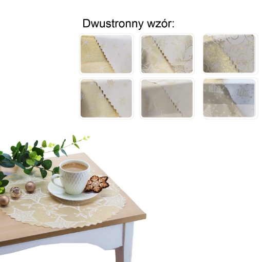 Chomik Двостороння Серветка Золота Мікс Fi 28 См Різдво, DEC4273 - Home Club