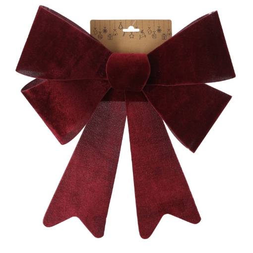 Chomik Різдвяна Бордова Бант 36 X 51 См, KOK3177 - Home Club