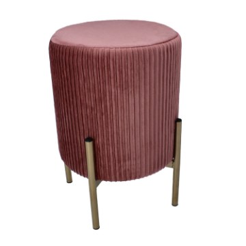 Chomik Круглый пуф на ножках, 28 x 42 см, розовый, PHO4224 - Home Club