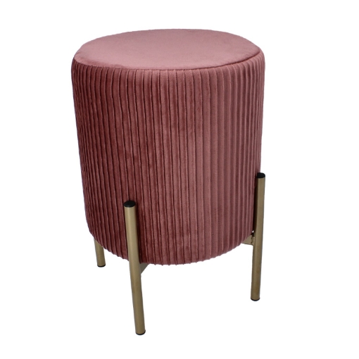 Chomik Кругла Пуфка На Ніжках 28 x 42 См Рожева, PHO4224 - Home Club