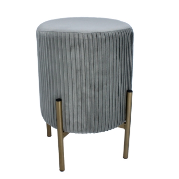 Chomik Круглый пуф на ножках 28 x 42 см, серый, PHO4231 - Home Club