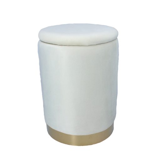 Chomik Кругла Пуфка 28 X 42 См Кремова, PHO4248 - Home Club