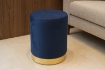 Chomik Кругла Пуфка 28 X 42 См Темно-Синя, PHO4286 - Home Club, зображення 2