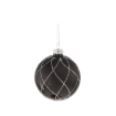 Chomik Стеклянная елочная игрушка - черная, различные узоры, 8 см, BOZ1891 - Home Club, изображение 2