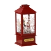 Chomik Святковий Ліхтарик 9 x 9 x 23 см З Led-Вставкою Мельодія - Білий З Сніжником / Червоний З Дідом Морозом, SOL1628 - Home Club, зображення 3